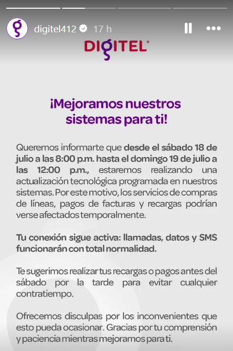 Digitel Fallas