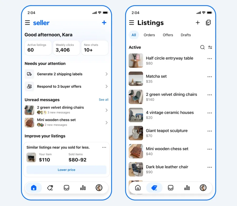 Facebook Marketplace - app para vendedores - Celuflash